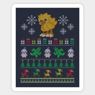 Merry Chocobo Sticker